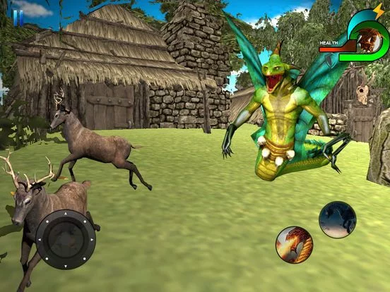 Изображение игры: Flying Dragon Simulator 2017