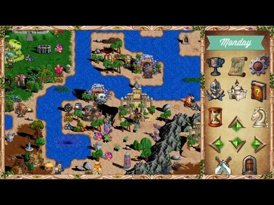 Изображение игры: Heroes: Forgotten Realm -- a traditional turn-based strategy game