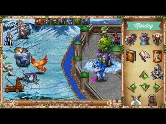 Изображение игры: Heroes: Forgotten Realm -- a traditional turn-based strategy game