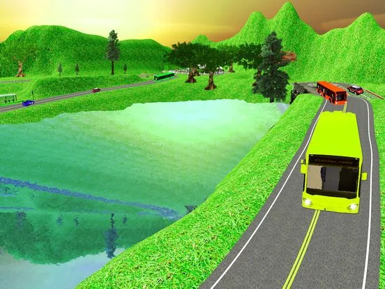 Изображение игры: Off-Road Bus 3D Simulator 2018