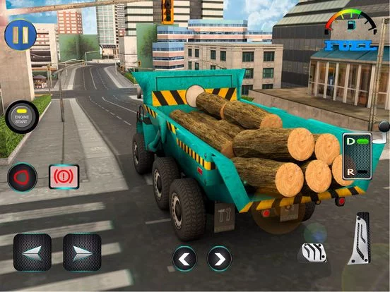 Изображение игры: Cargo Truck Parking Transport