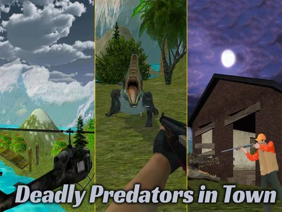 Изображение игры: Wild Crocodile Attack 2017: Alligator Hunting 3D
