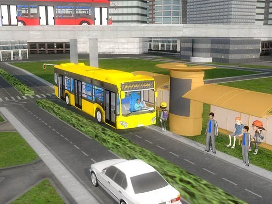 Изображение игры: Crazy School Bus Driver 2018