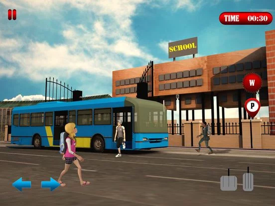 Изображение игры: School Bus Simulator Game 2017