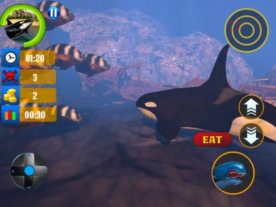 Изображение игры: Blue Whale Simulator Game 3D