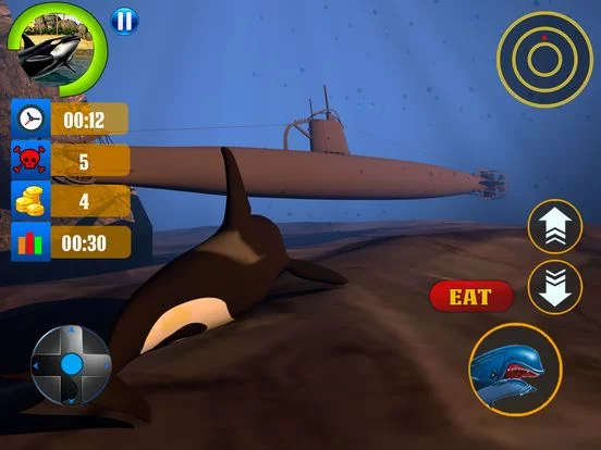 Изображение игры: Blue Whale Simulator Game 3D