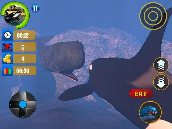 Изображение игры: Blue Whale Simulator Game 3D
