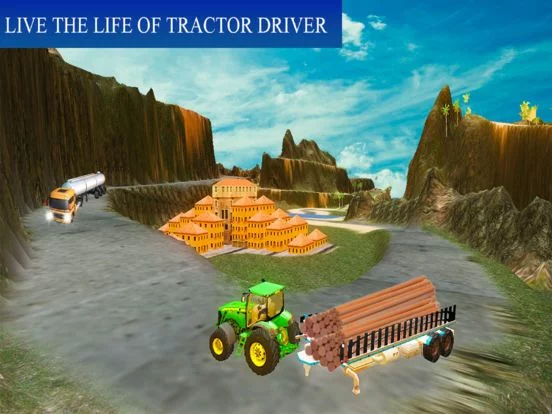Изображение игры: Off-road Tractor Driving Sim3D
