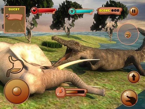 Изображение игры: Crocodile Simulator Game 2018