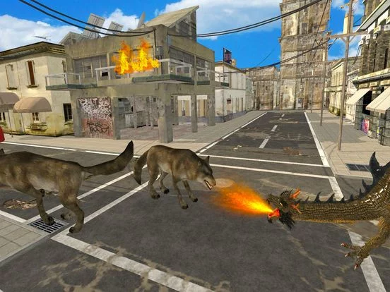Изображение игры: Angry Dragon Simulator Pro: Dragon Games 2017