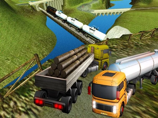 Изображение игры: Heavy Cargo Transport-er: Grand Truck Driving 3D