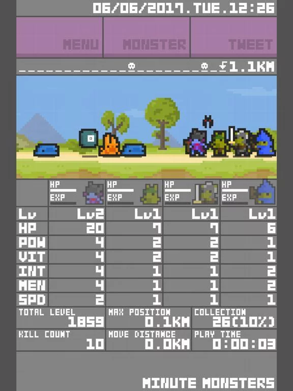 Изображение игры: MinuteMonsters