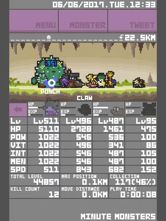 Изображение игры: MinuteMonsters