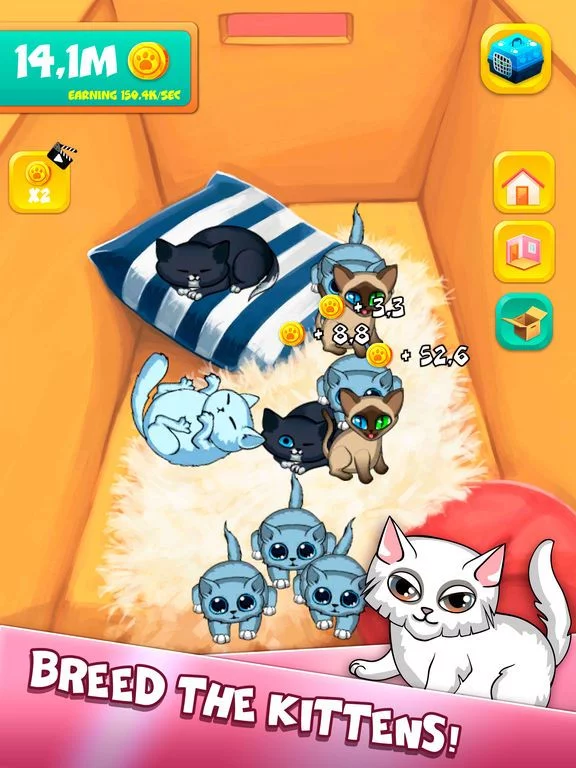 Изображение игры: Kitten Evolution: Meow Clicker