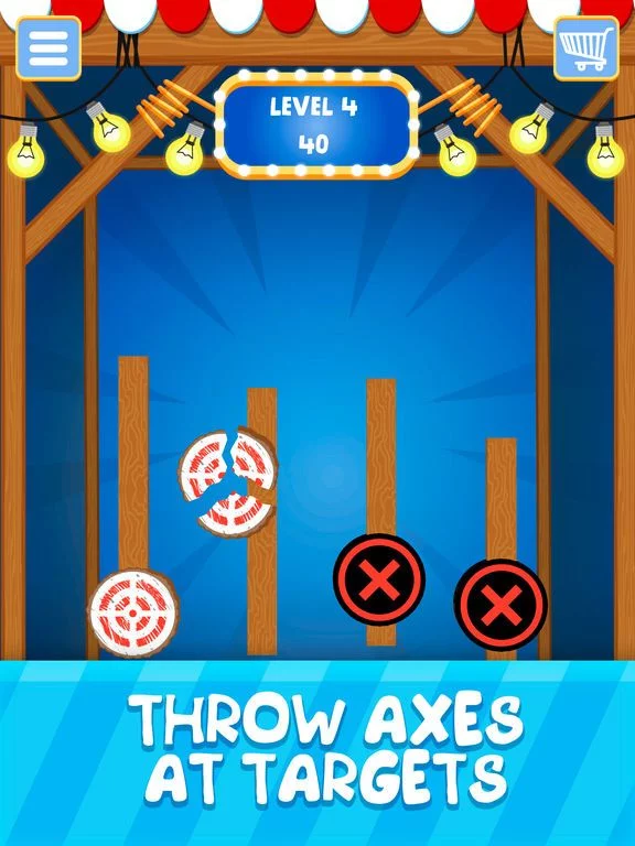 Изображение игры: Axe Throw: Hit and Champ!