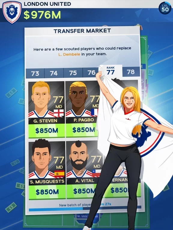 Изображение игры: Idle Eleven - Soccer Tycoon