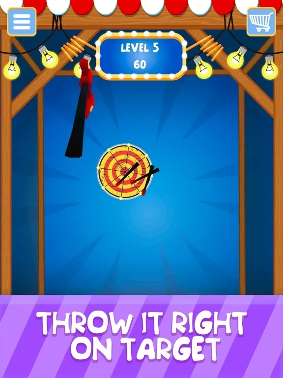 Изображение игры: Axe Throw: Hit and Champ!