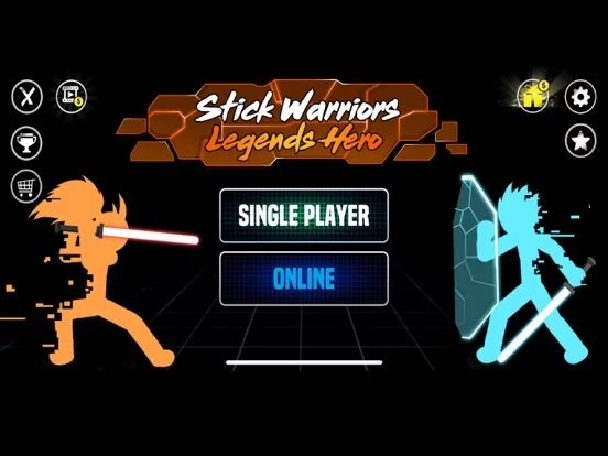 Изображение игры: stick Warriors: Legends Hero