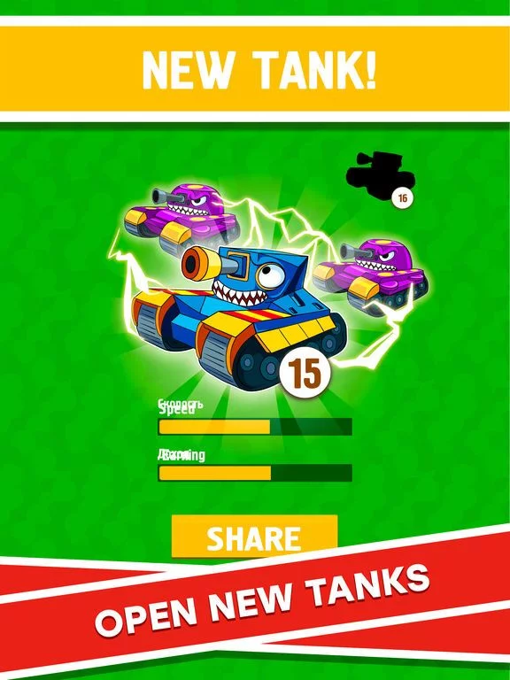Изображение игры: Merge Tanks: Idle Tap Clicker