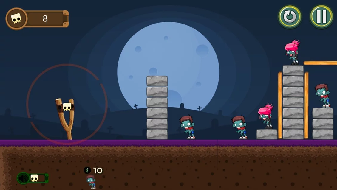 Изображение игры: Angry Zombies
