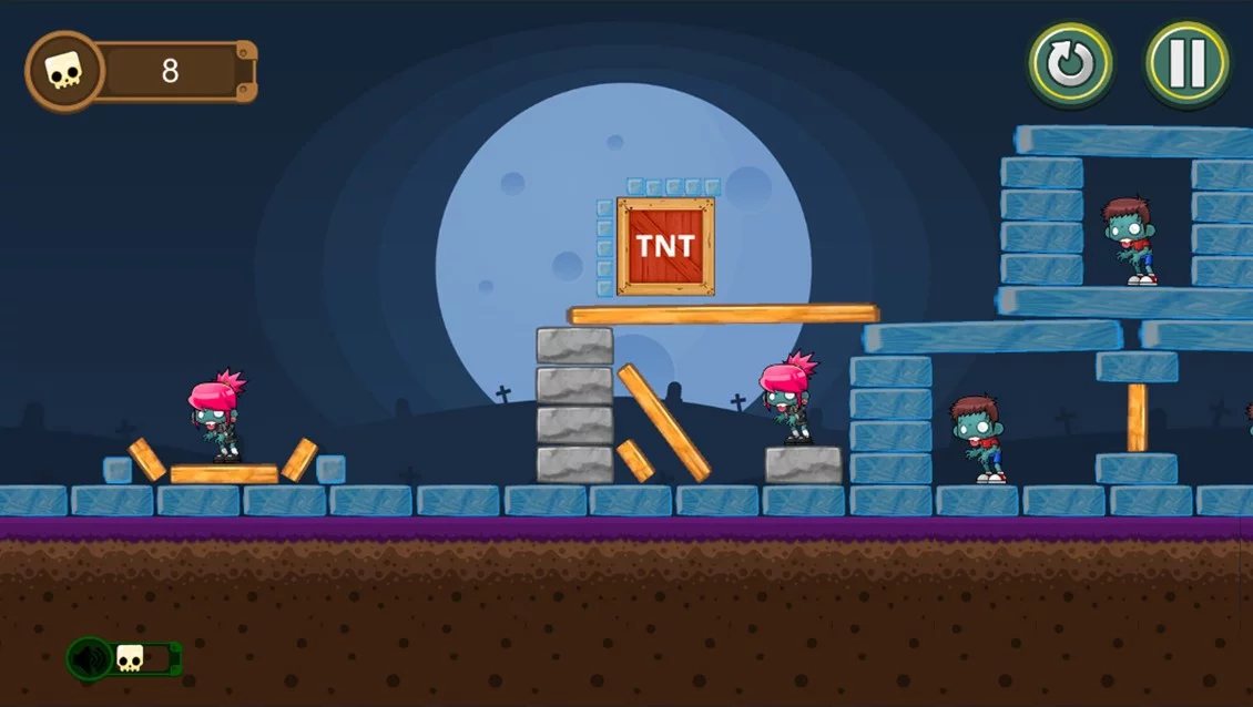 Изображение игры: Angry Zombies