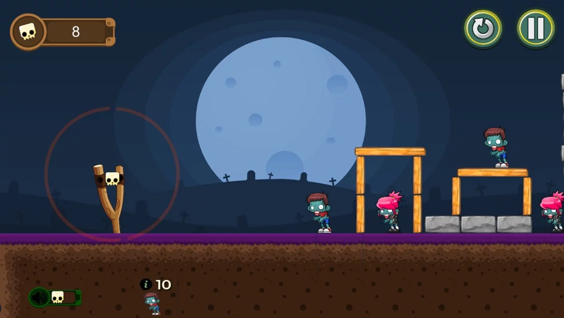 Изображение игры: Angry Zombies