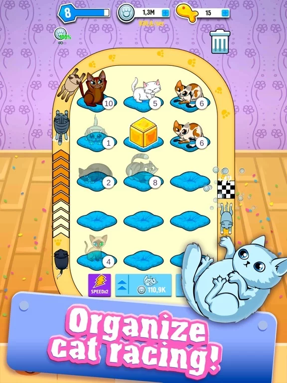 Изображение игры: Merge Cats: Idle Tycoon!