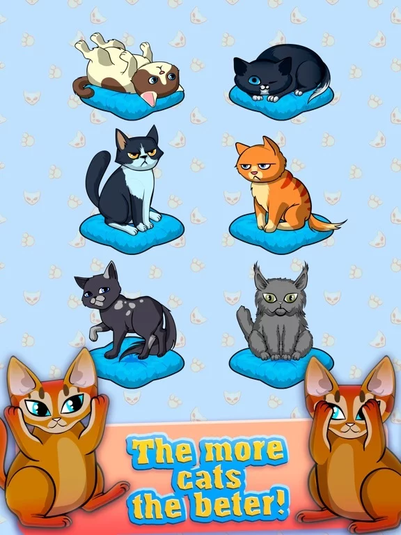 Изображение игры: Merge Cats: Idle Tycoon!