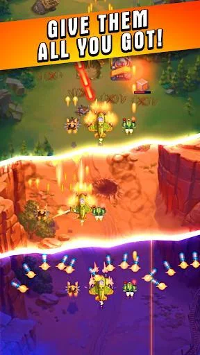 Изображение игры: HAWK – Alien Arcade Shooter. Freedom squadron