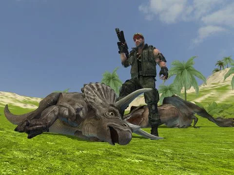 Изображение игры: Dinosaur: Mercenary War