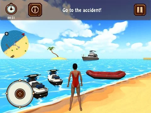 Изображение игры: Beach Rescue Simulator 3D