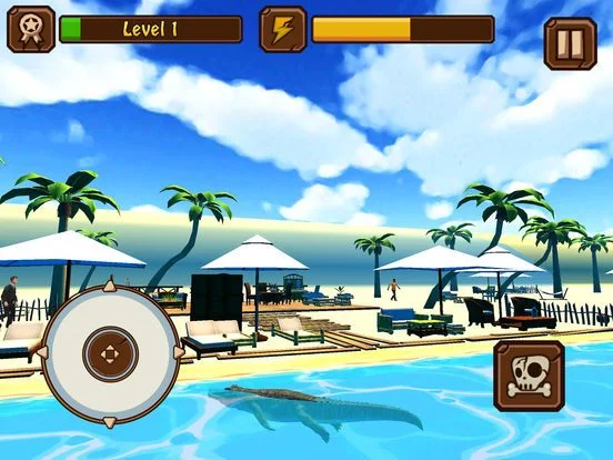 Изображение игры: Crocodile Attack 3D