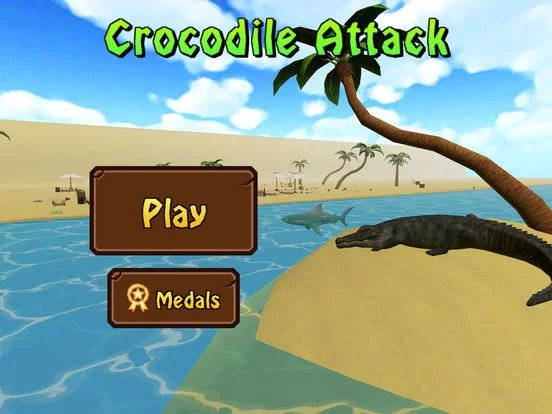 Изображение игры: Crocodile Attack 3D
