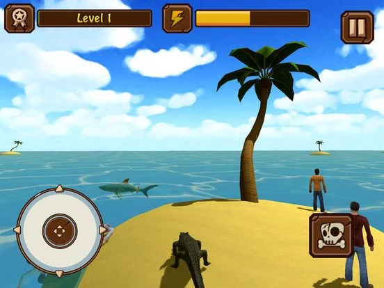 Изображение игры: Crocodile Attack 3D