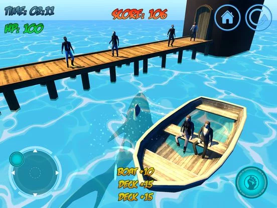 Изображение игры: Shark Attack 3D