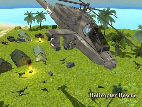 Изображение игры: Jurassic Island Rescue and Escape