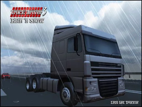 Изображение игры: Truck Driver 3: Rain and Snow Trucking 3D