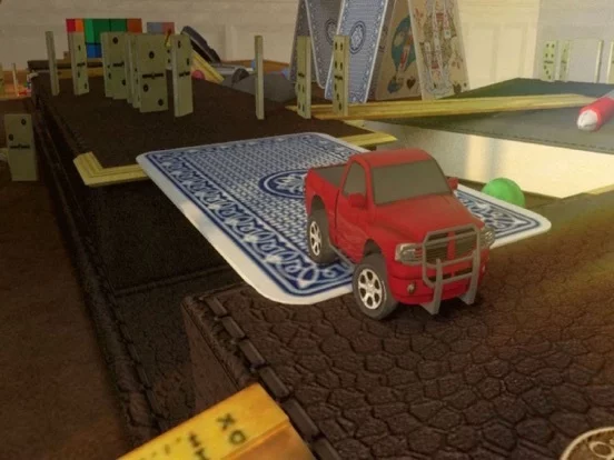 Изображение игры: 3D RC Car Parking - eXtreme Stunt Cars Driving & Roof Jumping Simulator