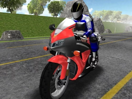 Изображение игры: 3D FPV Motorcycle Racing - VR Racer Edition