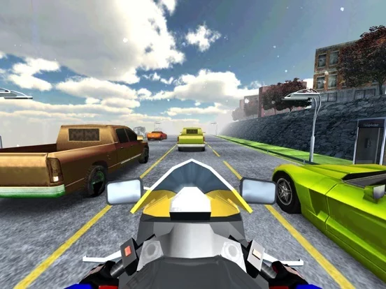 Изображение игры: 3D FPV Motorcycle Racing - VR Racer Edition