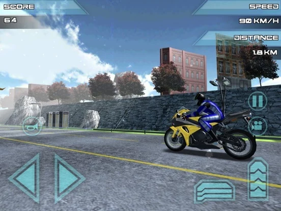 Изображение игры: 3D FPV Motorcycle Racing - VR Racer Edition