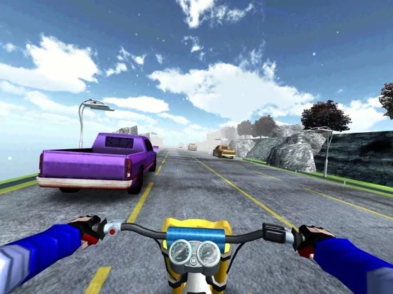 Изображение игры: 3D FPV Motorcycle Racing - VR Racer Edition