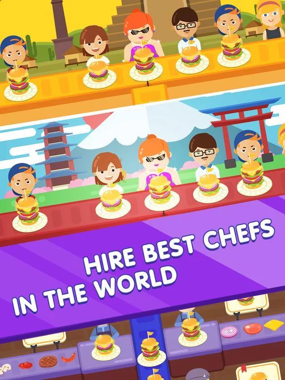 Изображение игры: Burger Chef Idle Game