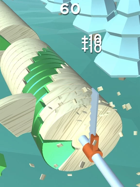 Изображение игры: Wood Cutter!