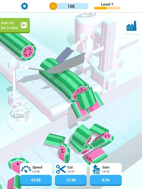 Изображение игры: Idle Slice and Dice