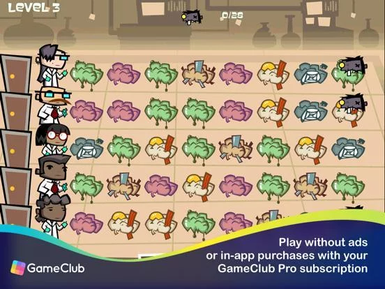 Изображение игры: zombie match defense