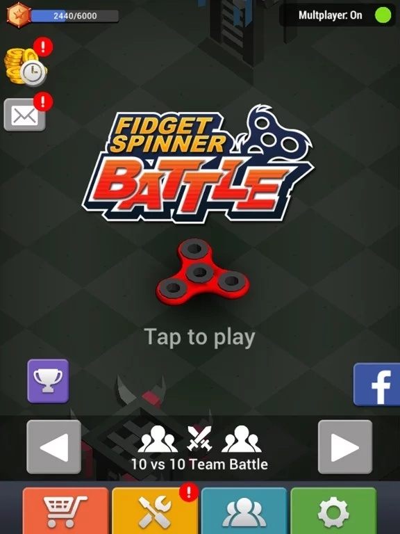 Изображение игры: Fidget Spinner Battle