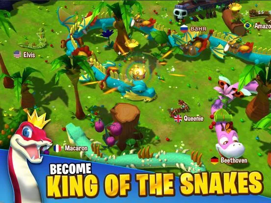 Изображение игры: Snake Rivals - PVP Games