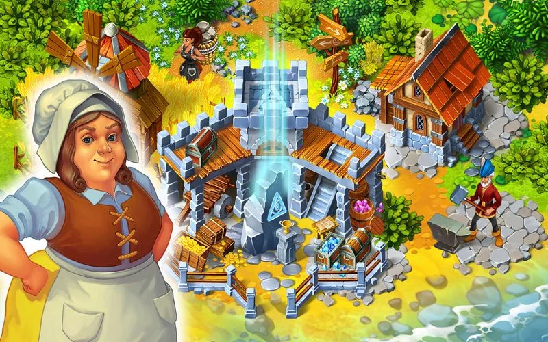 Изображение игры: WORLDS Builder: Farm & Craft