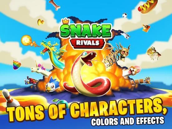 Изображение игры: Snake Rivals - PVP Games
